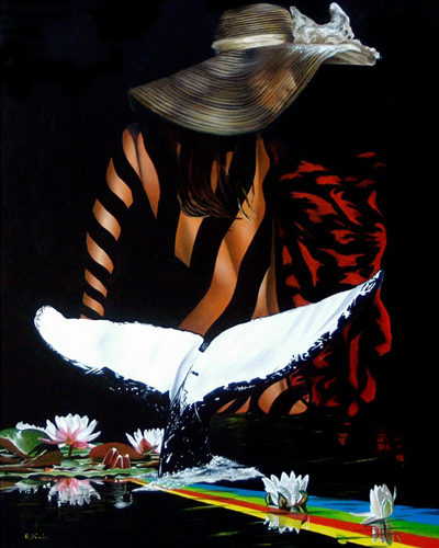 Siren Oil Canvas Painting